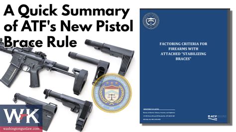 11, respectively, by adding a sentence at the end of each definition to clarify that the term rifle includes any weapon with a rifled barrel and equipped with an attached stabilizing brace that has objective design features and characteristics that indicate that the firearm is designed to be. . Atf pistol brace update 2022 reddit
